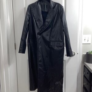 SHEIN Black Trench Coat